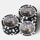eigenartiges bearbeitetes Foto Pokerchips (Stapel)