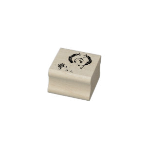 Eigenartigkeitenunicorn-Gummi-Briefmarke Gummistempel