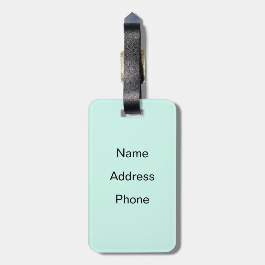 Eigendiagnose Gepäckanhänger (Rückseite vertikal)