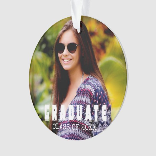 Eigene 2 Foto hinzufügen (1+1) Personalisierter Ab Ornament (Vorderseite)