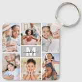 Eigene 6 FotoCollage erstellen Schlüsselanhänger (Rückseite)
