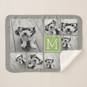 Eigene 8-FotoCollage hinzufügen - COLOR bearbeiten Sherpadecke