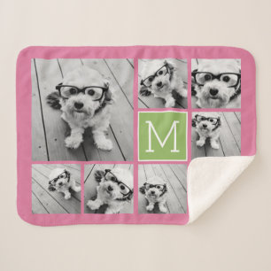 Eigene 8-FotoCollage hinzufügen - COLOR bearbeiten Sherpadecke