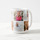 Eigene 8 FotoCollage hinzufügen Kaffeetasse (VorderseiteRechts)