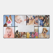Eigene 8-FotoCollage individuell gestalten Schreibtischunterlage (Tastatur & Maus)
