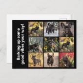 Eigene 9 x Bilder + Text Postkarte (Vorne/Hinten)