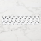 Eigene Abbildung Anpassbare Wasserflaschenkennzeic Wasserflaschenetikett (Einzelnes Label)