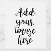 Eigene Abbildung Anpassbare Weinflaschenkennzeichn Weinetikett (Einzelnes Label)