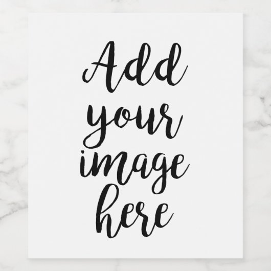 Eigene Abbildung Anpassbare Weinflaschenkennzeichn Weinetikett (Einzelnes Label)