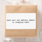 eigene Adressetiketten , Rücksendeadresse, shi (Insitu)
