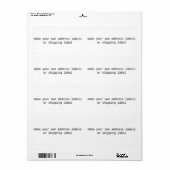 eigene Adressetiketten , Rücksendeadresse, shi (Vorne)