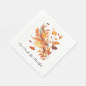 Eigene Ahornkaskade im Herbst Serviette (Ecke)