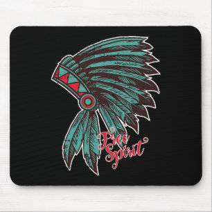 Eigene Amerikanische Ureinwohner Freie Geist Phant Mousepad