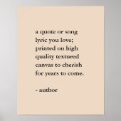 Eigene Angebotsausgabe Poster (Vorne)