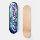 EIGENE angepasste Graffiti-Skateboard Skateboard (Vorderseite)