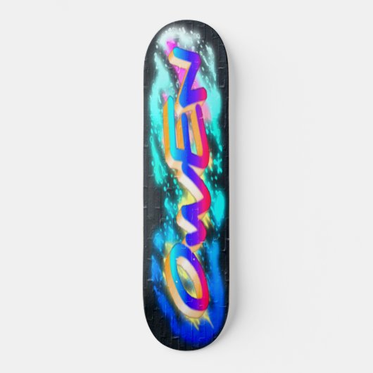 EIGENE angepasste Graffiti-Skateboard Skateboard (Vorderseite)