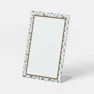 Eigene Anmeldung in Pine Sockelschild