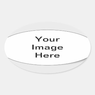 Eigene Anpassung Ovaler Aufkleber