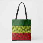 Eigene Anpassung - RASTA-Design Tasche (Vorderseite)