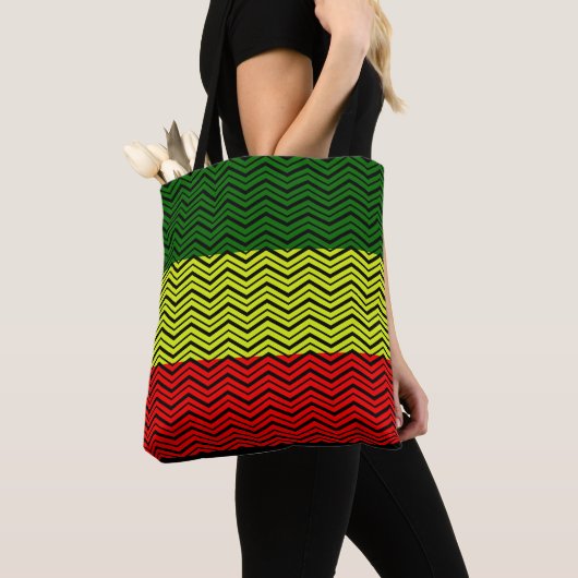 Eigene Anpassung - RASTA-Design Tasche (Von Nahem)