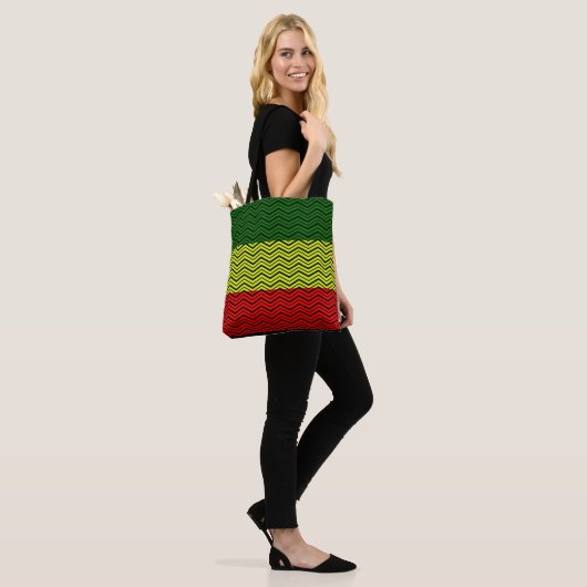 Eigene Anpassung - RASTA-Design Tasche (Am Model)