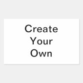 Eigene Anpassung Rechteckiger Aufkleber (Vorderseite)