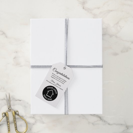 Eigene Anwesen-Firma Geschenkanhänger (Mit Garn)