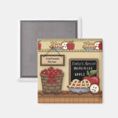 Eigene Apple Pie individuell anpassbares Magnet (Vorderseite/Rückseite)