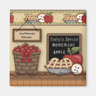 Eigene Apple Pie individuell anpassbares Magnet