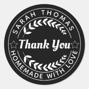 Eigene Arbeit mit Liebe Schaffen Sie sich Ihren Da Runder Aufkleber