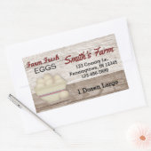 Eigene Aufkleber für frische Eier (Umschlag)