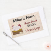 Eigene Aufkleber für frische Eier (Umschlag)