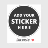 Eigene Aufkleberetiketten in meiner Nähe Aufkleber (Blatt)