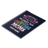 Eigene Autismus-Mamas am stärksten Frauen-Inspirat Notizblock (Linke Seite)