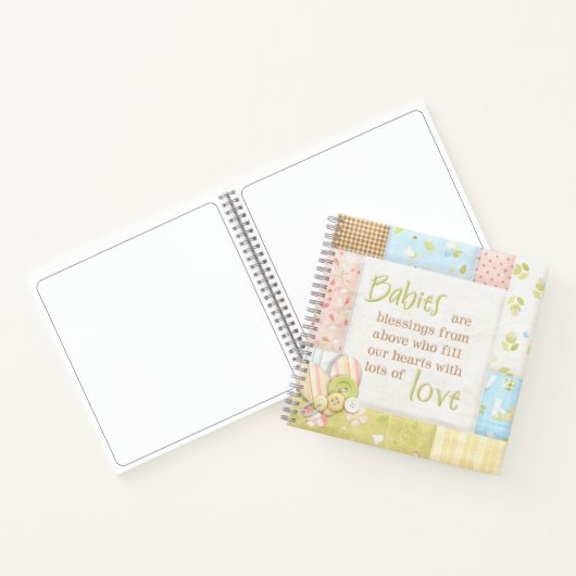 Eigene Babys sind ein Segen Notizblock (Innenseite)