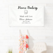 Eigene Bäckerei fügen Sie Ihren eigenen Textnamen  Banner (Insitu)