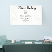 Eigene Bäckerei fügen Sie Ihren eigenen Textnamen  Banner (Messeveranstaltung)