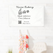 Eigene Bäckerei fügen Sie Ihren eigenen Textnamen Banner (Insitu)