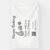 Eigene Bäckerei fügen Sie Ihren eigenen Textnamen Banner (Vertikal)