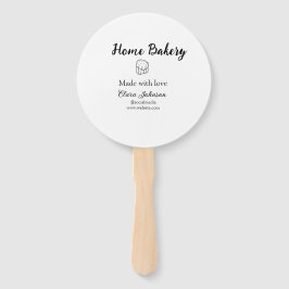 Eigene Bäckerei fügen Sie Ihren eigenen Textnamen  Fächer