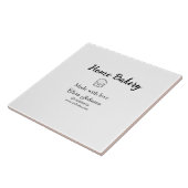 Eigene Bäckerei fügen Sie Ihren eigenen Textnamen  Fliese (Seite)