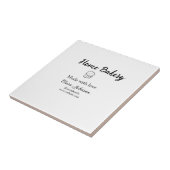 Eigene Bäckerei fügen Sie Ihren eigenen Textnamen  Fliese (Seite)