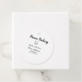 Eigene Bäckerei fügen Sie Ihren eigenen Textnamen  Geschenkanhänger (Beispiel)