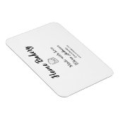 Eigene Bäckerei fügen Sie Ihren eigenen Textnamen  Magnet (Rechte Seite)