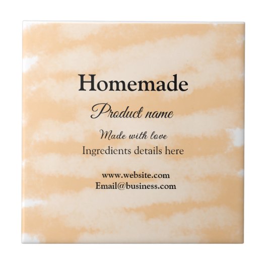 Eigene Bäckerei mit Liebe ergänzen die Website Fliese (Vorderseite)