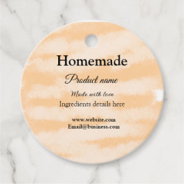 Eigene Bäckerei mit Liebe ergänzen die Website Geschenkanhänger