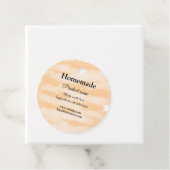 Eigene Bäckerei mit Liebe ergänzen die Website Geschenkanhänger (Beispiel)