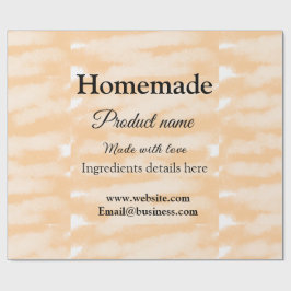 Eigene Bäckerei mit Liebe ergänzen die Website Geschenkpapier