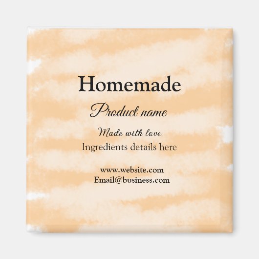 Eigene Bäckerei mit Liebe ergänzen die Website Magnet (Vorne)