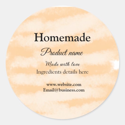 Eigene Bäckerei mit Liebe ergänzen die Website Runder Aufkleber (Vorderseite)